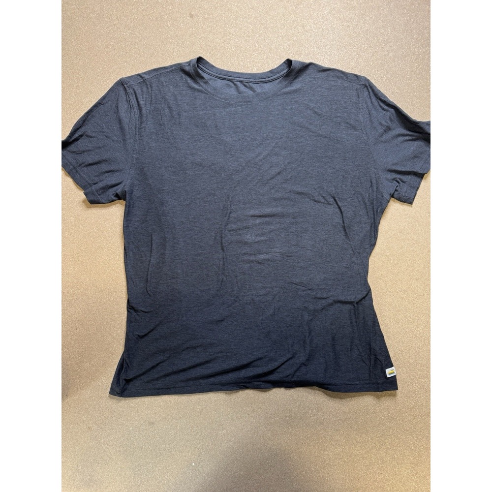Vuori‎ Shirt Mens Extra Large XXL Black Strato Tech Tee Performance Stretch Crew